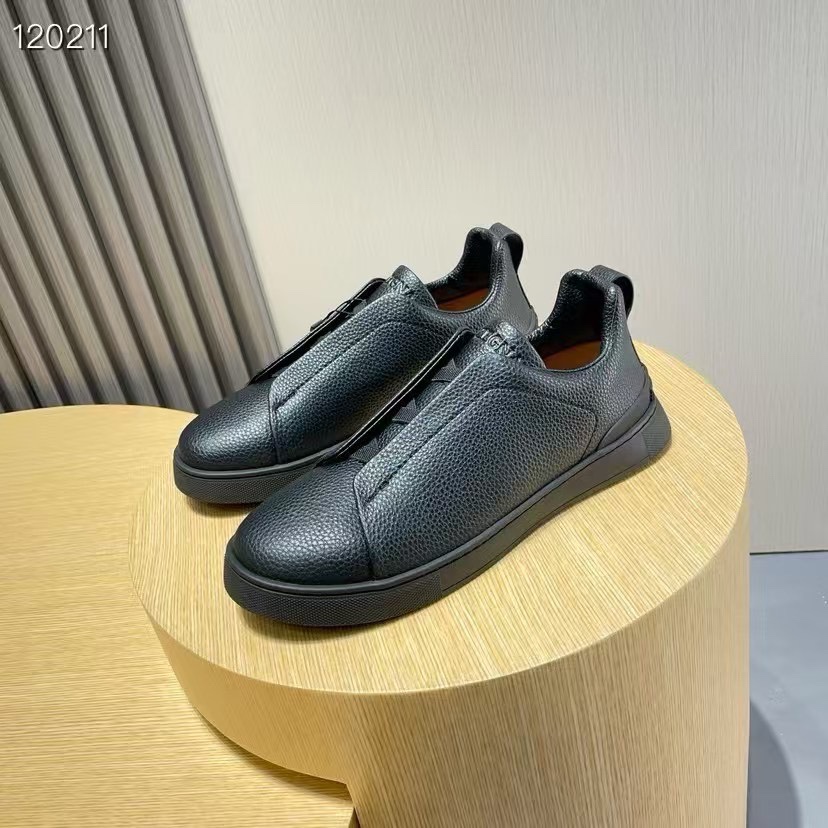 Ermenegildo Zegna Male Leather Shoes Cow Leather Lightweight M-l-s