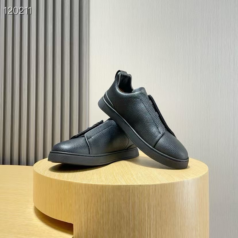 Ermenegildo Zegna Male Leather Shoes Cow Leather Lightweight M-l-s