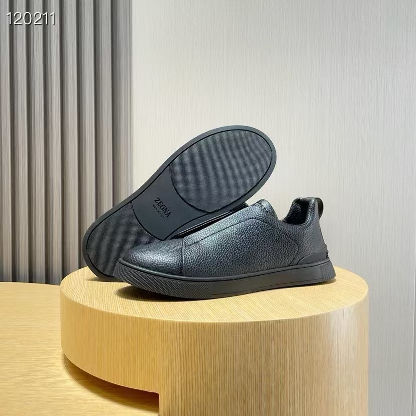 Ermenegildo Zegna Male Leather Shoes Cow Leather Lightweight M-l-s