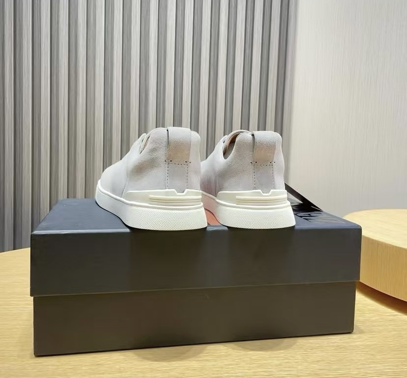 Ermenegildo Zegna Male Leather Shoes Cow Leather Lightweight M-l-s