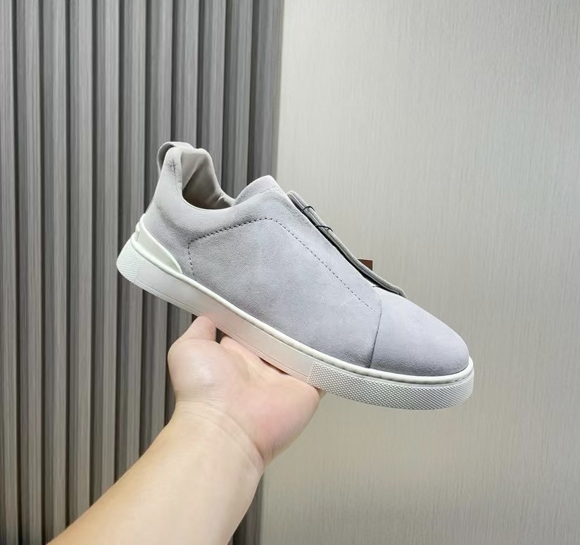 Ermenegildo Zegna Male Leather Shoes Cow Leather Lightweight M-l-s