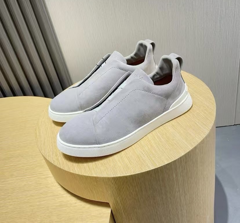 Ermenegildo Zegna Male Leather Shoes Cow Leather Lightweight M-l-s