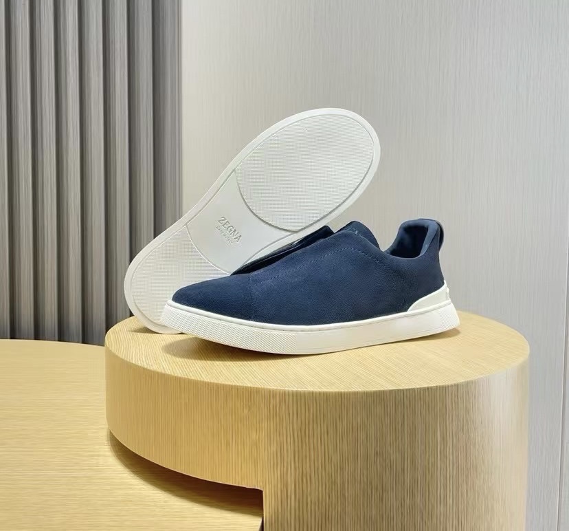 Ermenegildo Zegna Male Leather Shoes Cow Leather Lightweight M-l-s