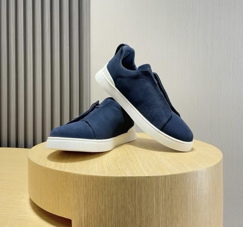 Ermenegildo Zegna Male Leather Shoes Cow Leather Lightweight M-l-s