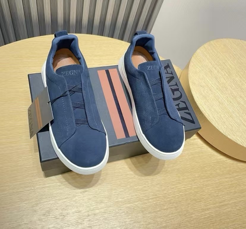 Ermenegildo Zegna Male Leather Shoes Cow Leather Lightweight M-l-s