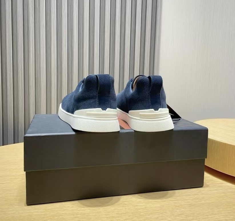 Ermenegildo Zegna Male Leather Shoes Cow Leather Lightweight M-l-s