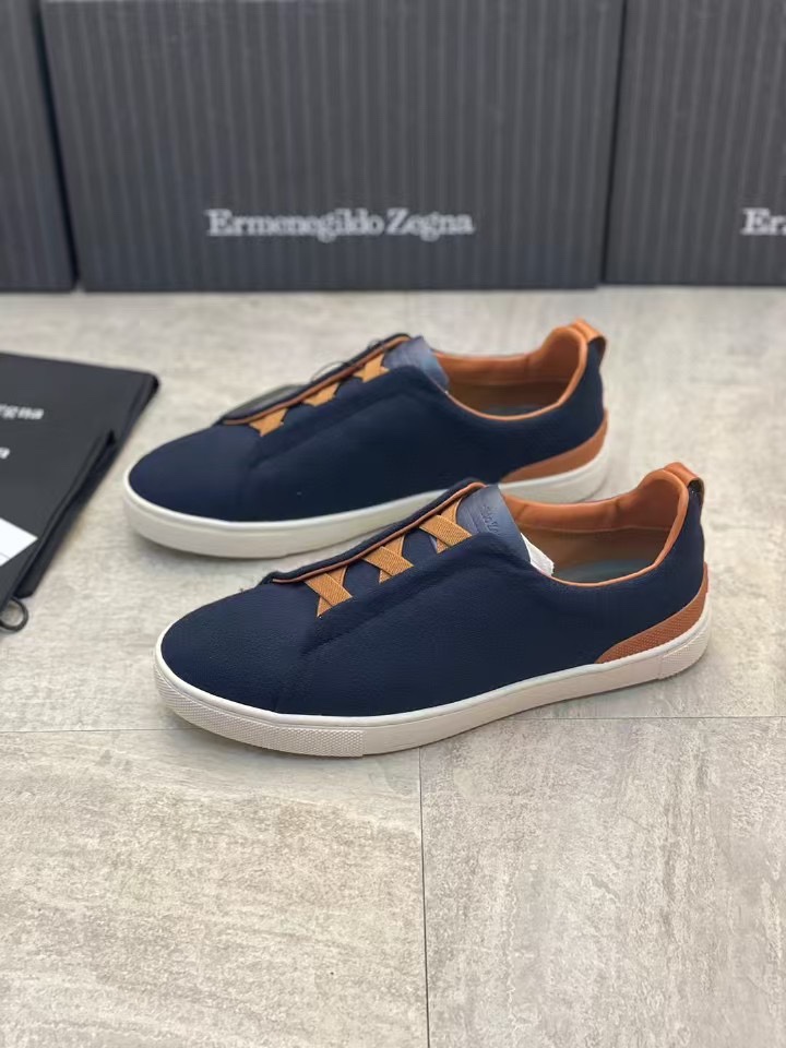 Ermenegildo Zegna Male Leather Shoes Cow Leather Lightweight M-l-s