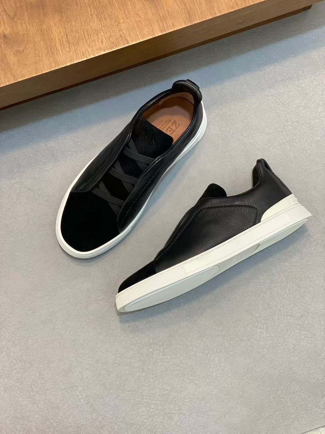 Ermenegildo Zegna Male Leather Shoes Cow Leather Lightweight M-l-s