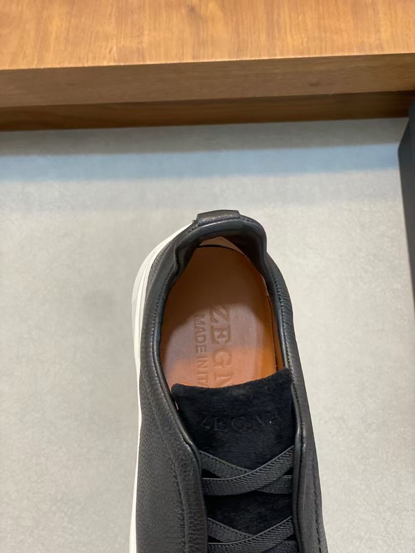 Ermenegildo Zegna Male Leather Shoes Cow Leather Lightweight M-l-s