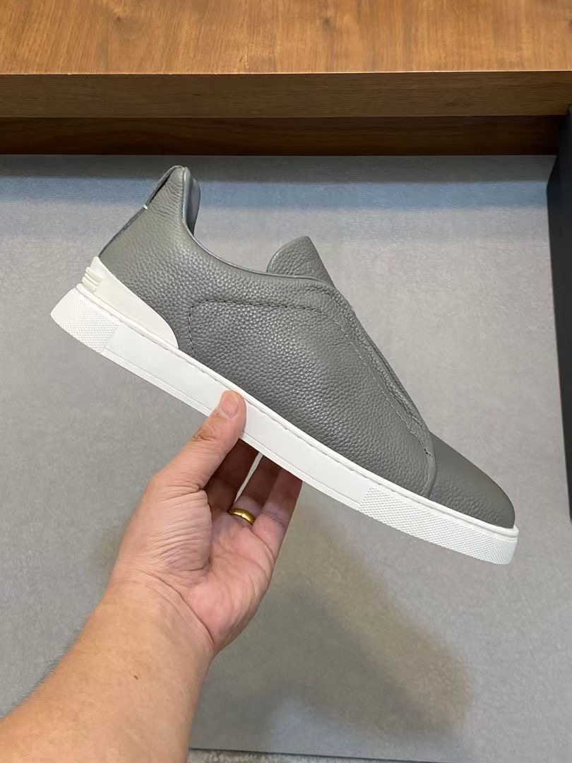 Ermenegildo Zegna Male Leather Shoes Cow Leather Lightweight M-l-s