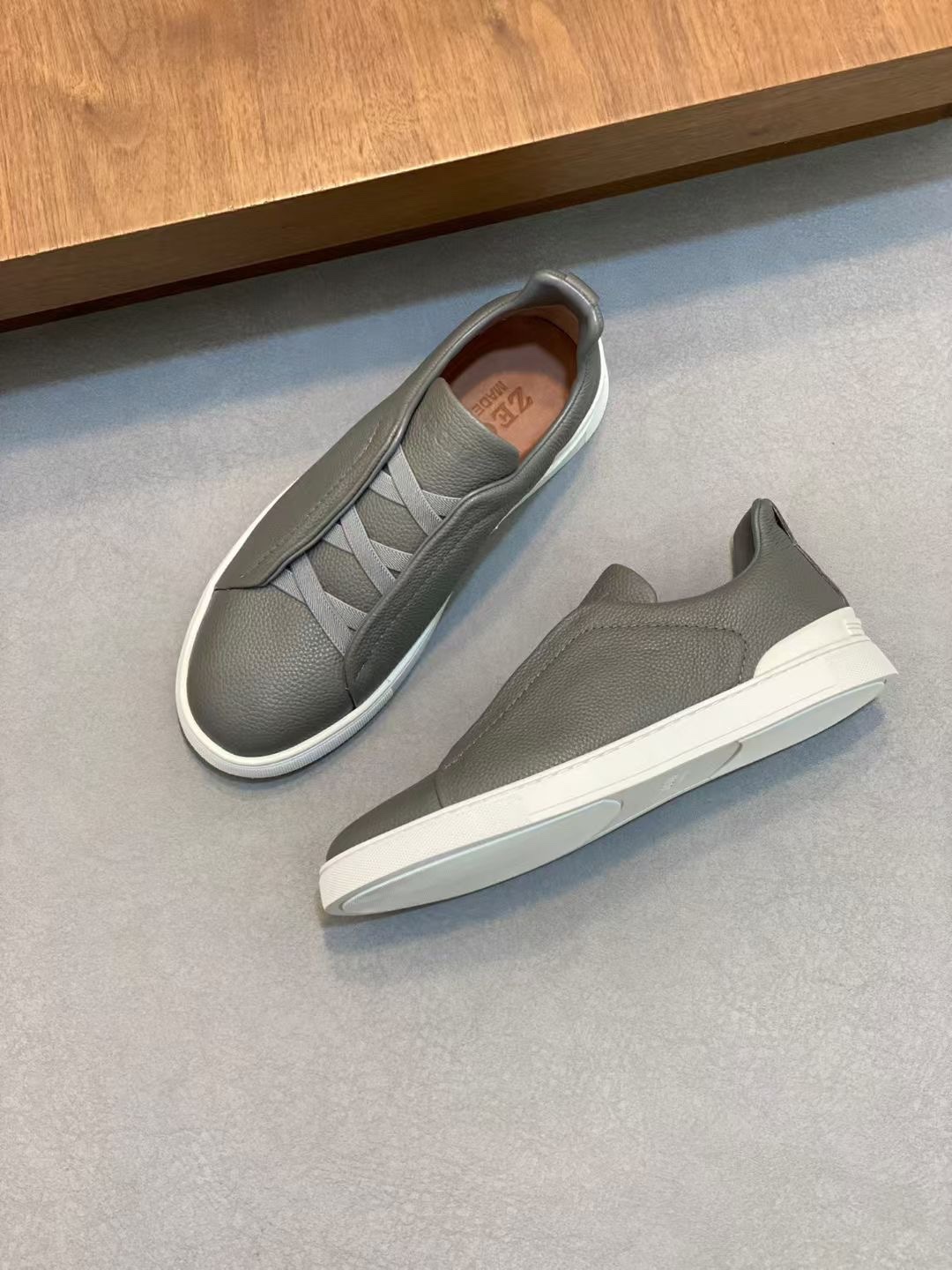 Ermenegildo Zegna Male Leather Shoes Cow Leather Lightweight M-l-s