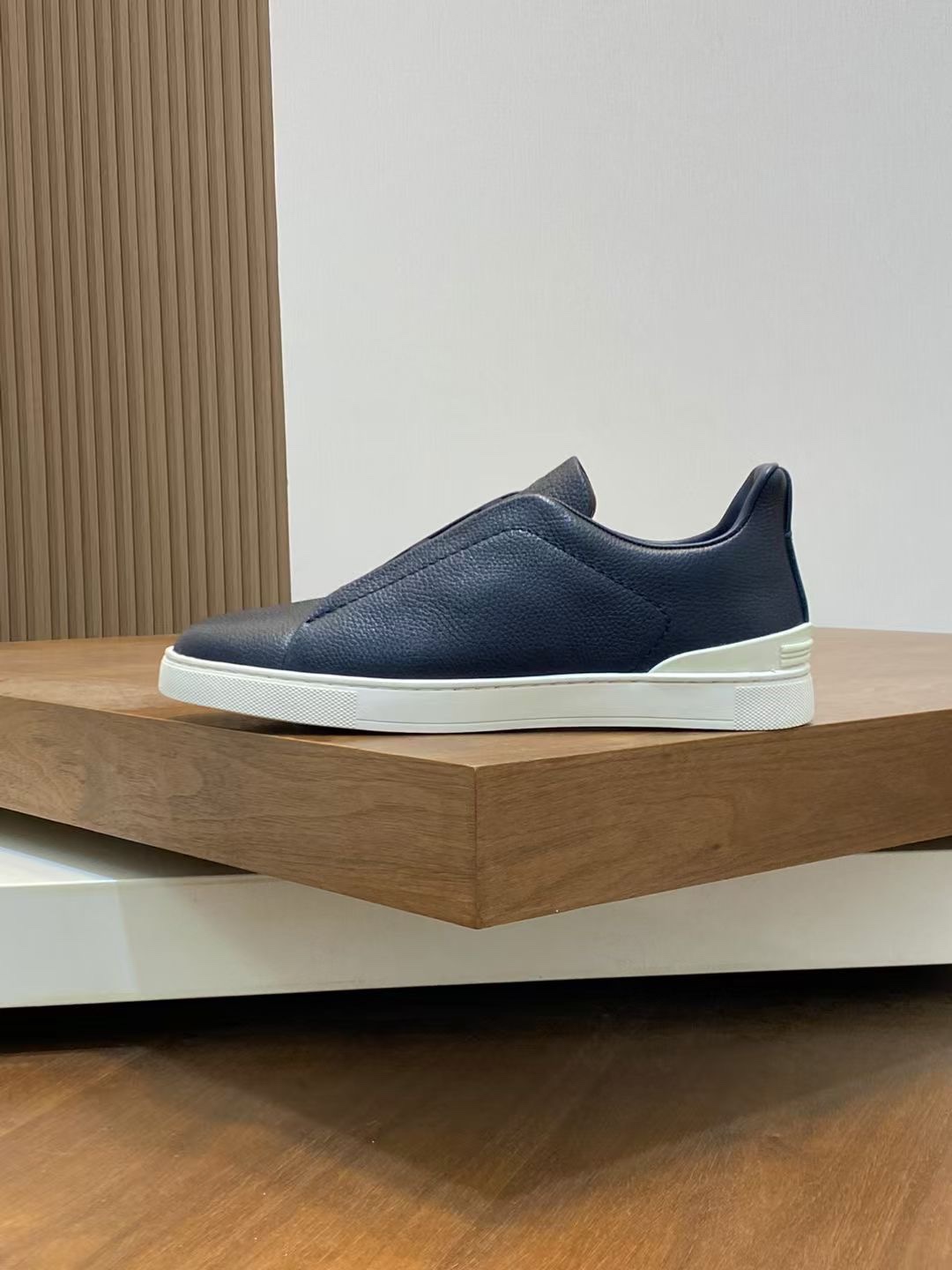 Ermenegildo Zegna Male Leather Shoes Cow Leather Lightweight M-l-s