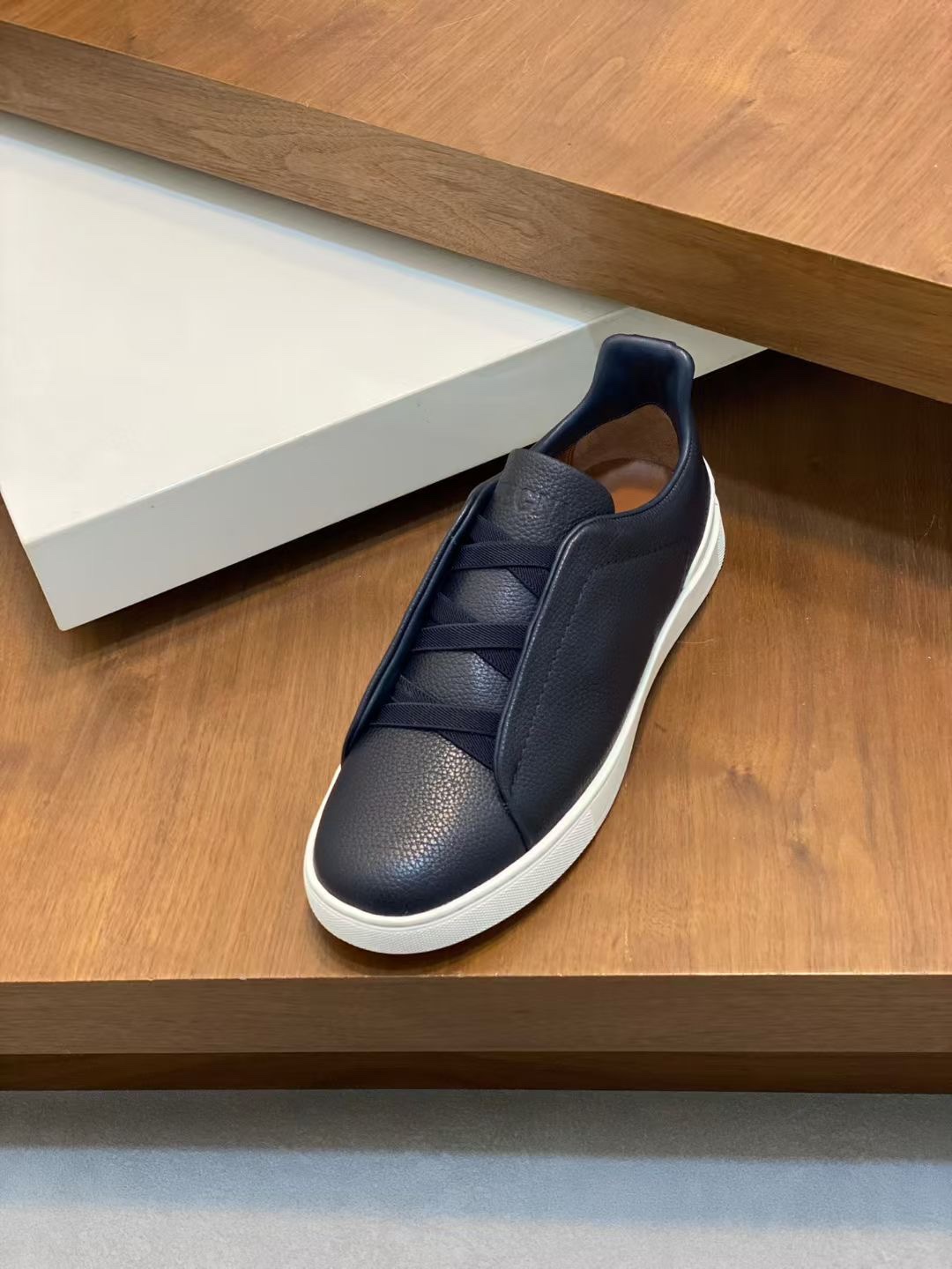 Ermenegildo Zegna Male Leather Shoes Cow Leather Lightweight M-l-s