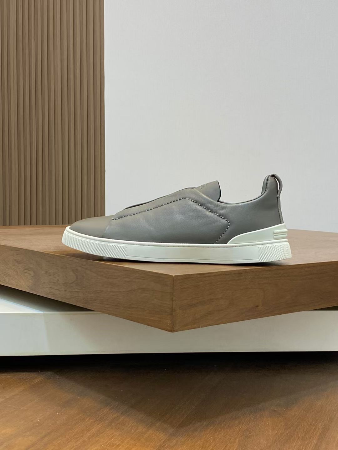 Ermenegildo Zegna Male Leather Shoes Cow Leather Lightweight M-l-s