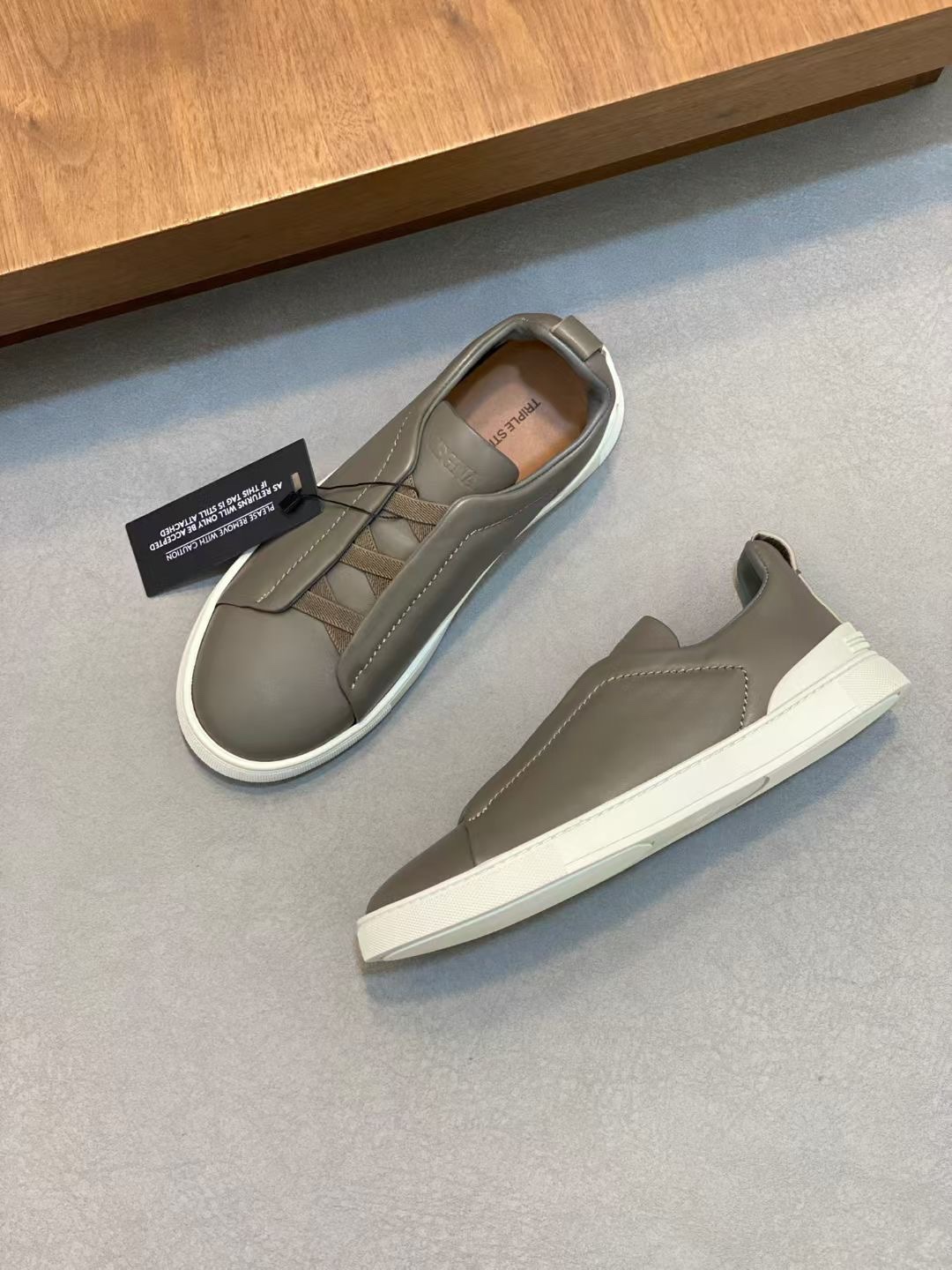 Ermenegildo Zegna Male Leather Shoes Cow Leather Lightweight M-l-s