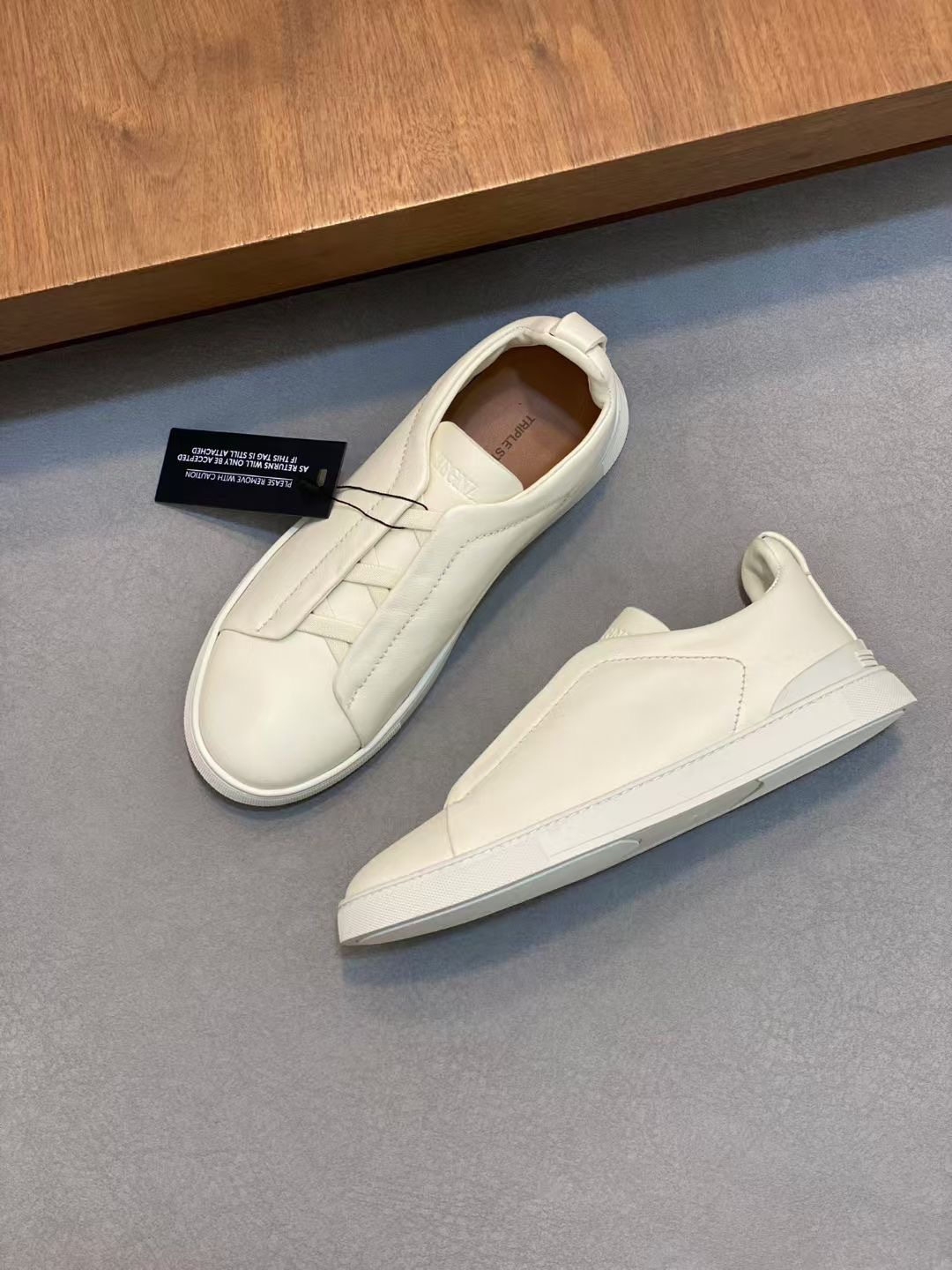 Ermenegildo Zegna Male Leather Shoes Cow Leather Lightweight M-l-s