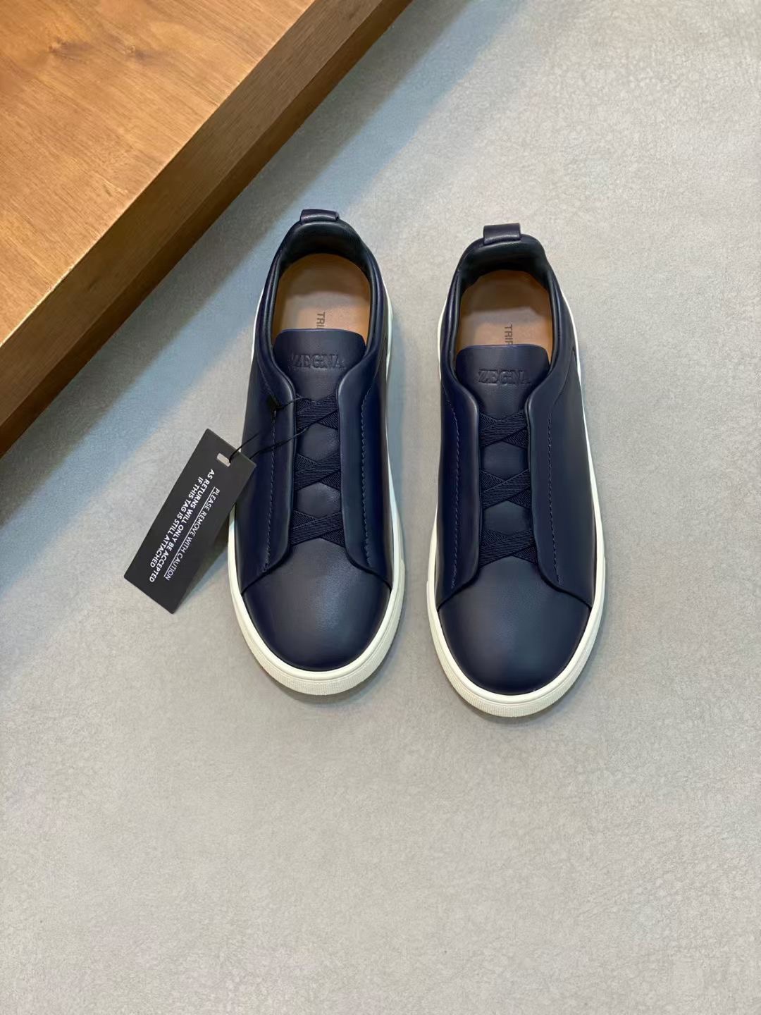 Ermenegildo Zegna Male Leather Shoes Cow Leather Lightweight M-l-s