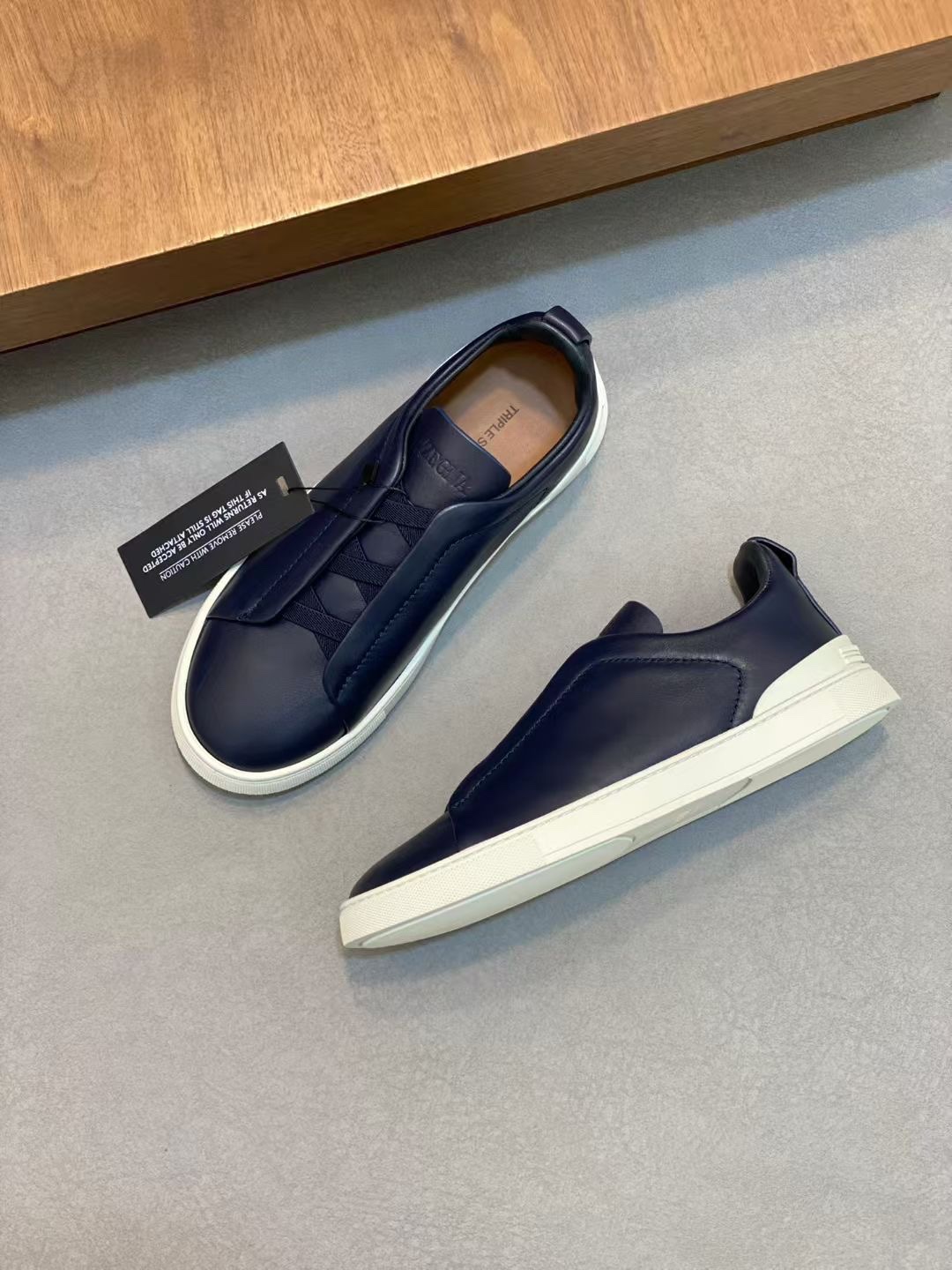 Ermenegildo Zegna Male Leather Shoes Cow Leather Lightweight M-l-s