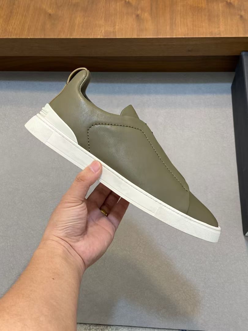 Ermenegildo Zegna Male Leather Shoes Cow Leather Lightweight M-l-s