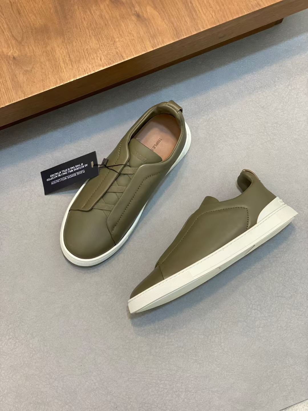 Ermenegildo Zegna Male Leather Shoes Cow Leather Lightweight M-l-s