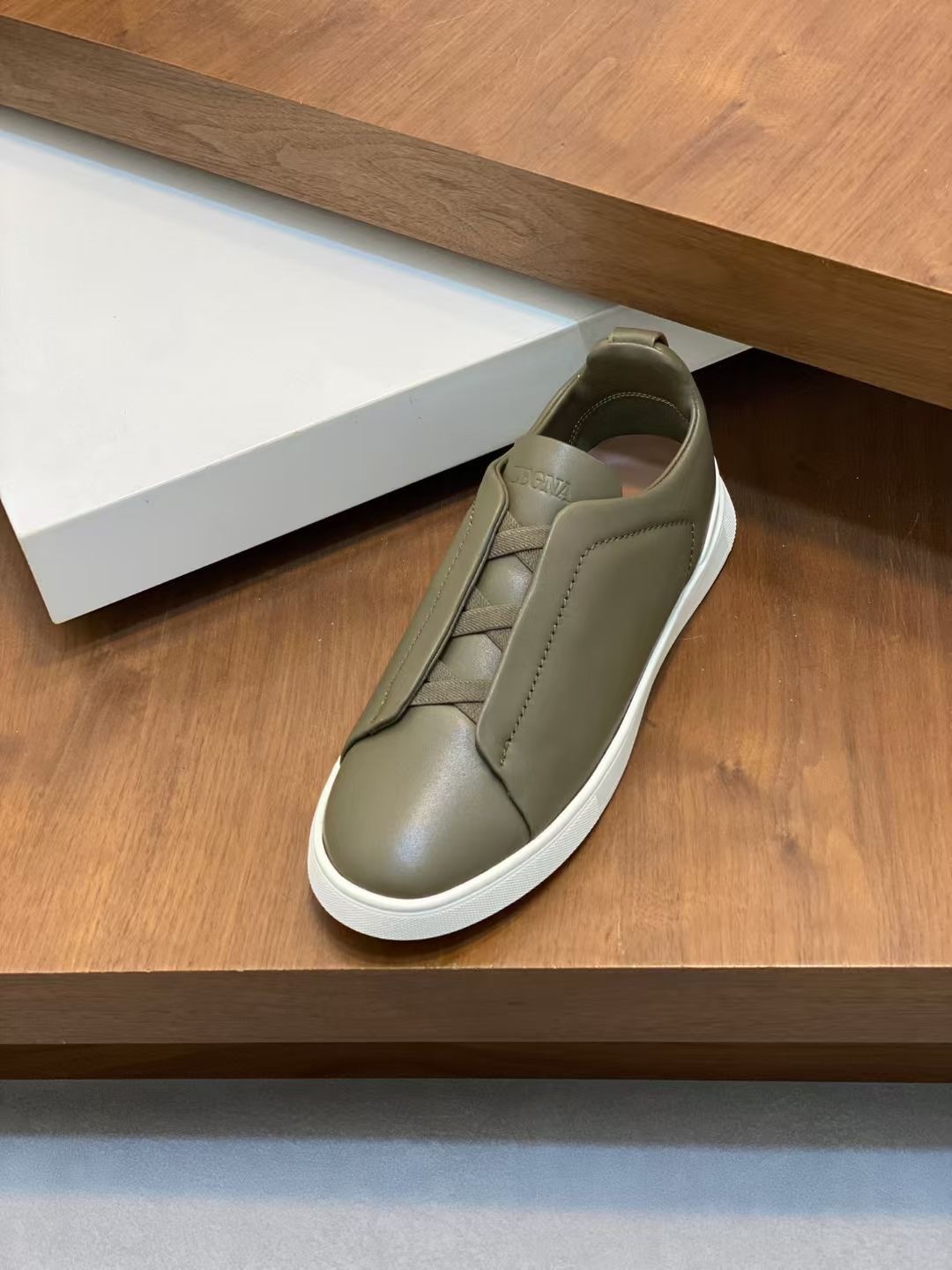 Ermenegildo Zegna Male Leather Shoes Cow Leather Lightweight M-l-s