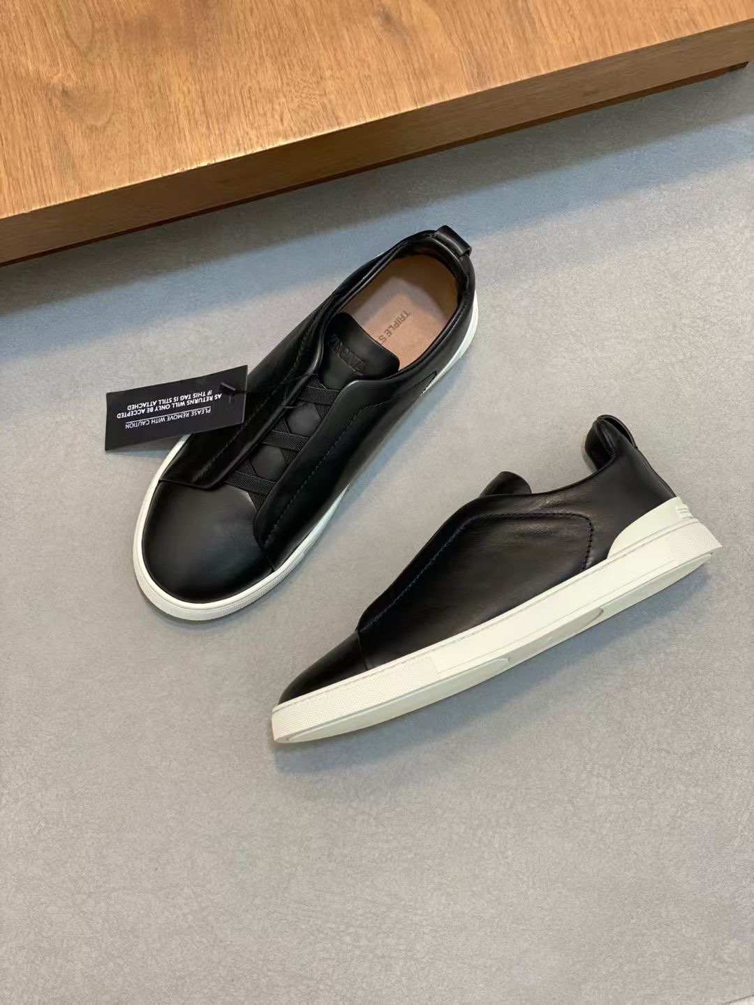 Ermenegildo Zegna Male Leather Shoes Cow Leather Lightweight M-l-s