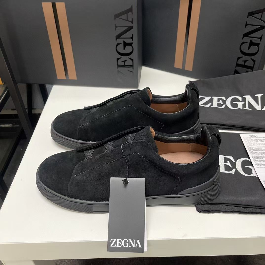 Ermenegildo Zegna Male Leather Shoes Cow Leather Lightweight M-l-s