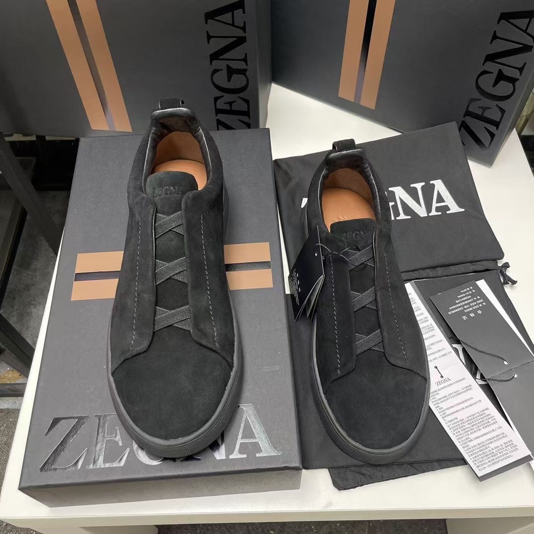 Ermenegildo Zegna Male Leather Shoes Cow Leather Lightweight M-l-s