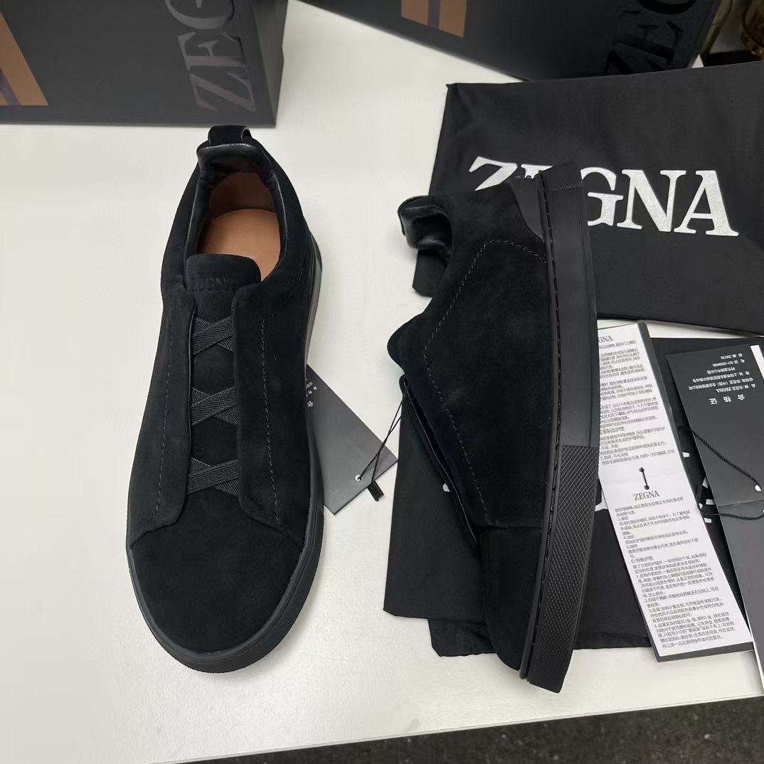 Ermenegildo Zegna Male Leather Shoes Cow Leather Lightweight M-l-s