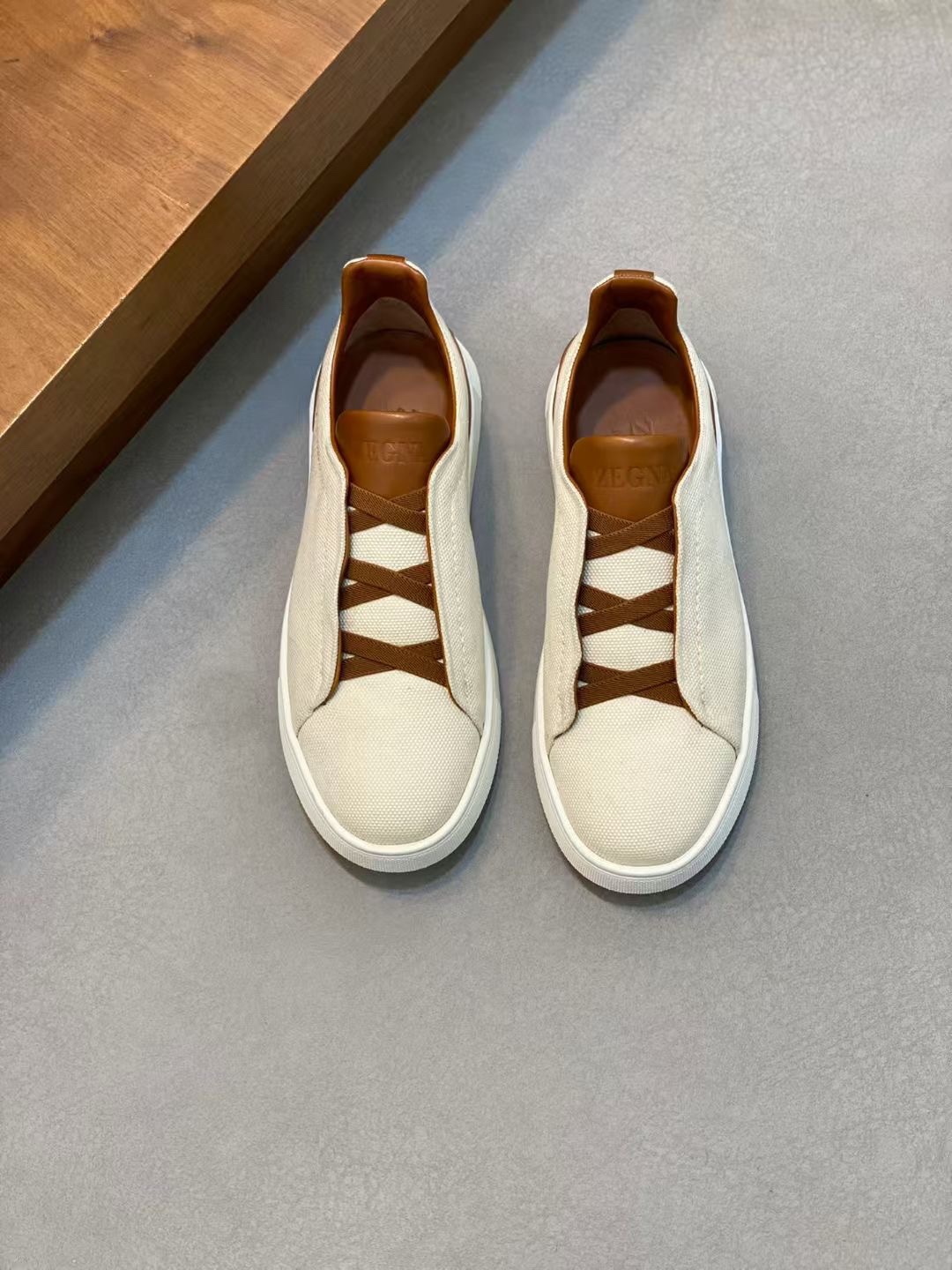 Ermenegildo Zegna Male Leather Shoes Cow Leather Lightweight M-l-s