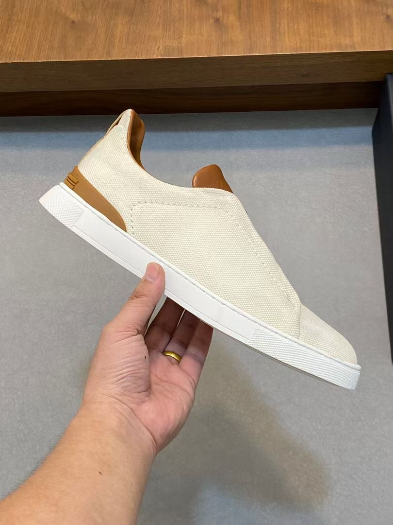 Ermenegildo Zegna Male Leather Shoes Cow Leather Lightweight M-l-s