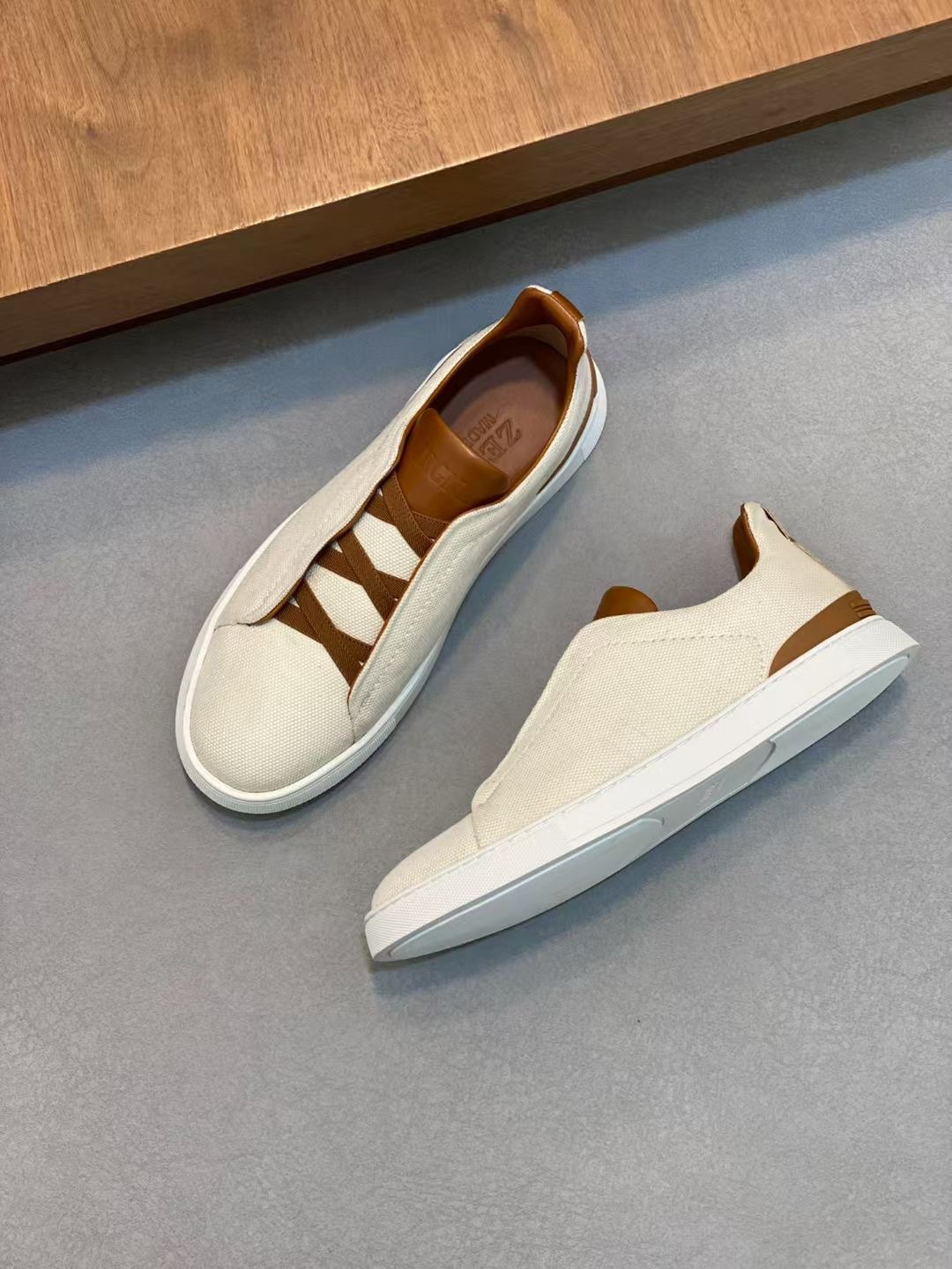 Ermenegildo Zegna Male Leather Shoes Cow Leather Lightweight M-l-s