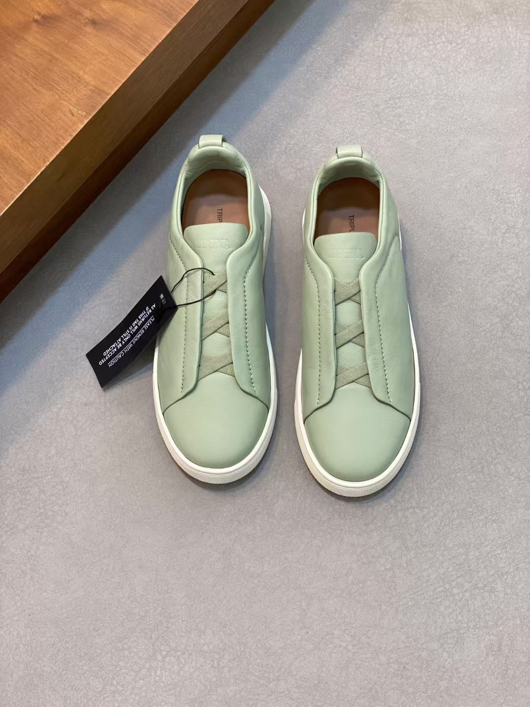 Ermenegildo Zegna Male Leather Shoes Cow Leather Lightweight M-l-s