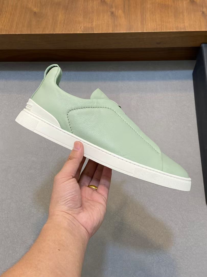 Ermenegildo Zegna Male Leather Shoes Cow Leather Lightweight M-l-s