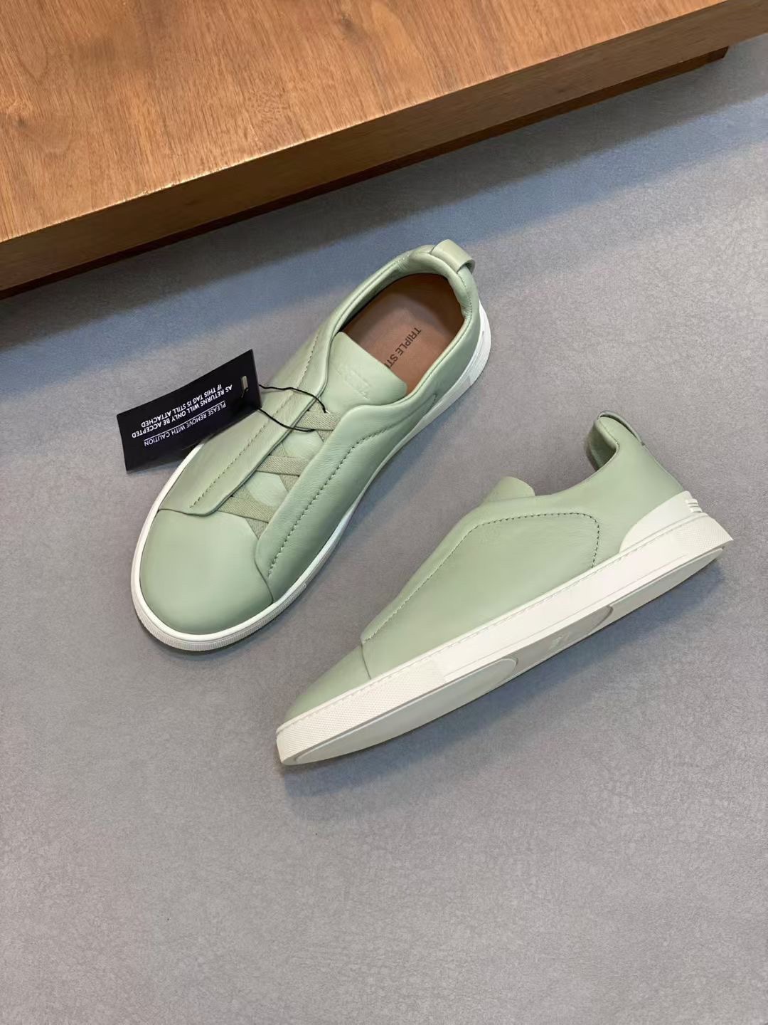 Ermenegildo Zegna Male Leather Shoes Cow Leather Lightweight M-l-s