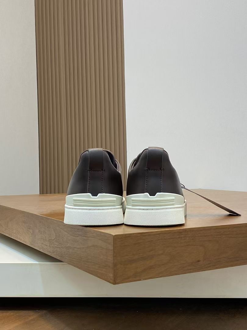 Ermenegildo Zegna Male Leather Shoes Cow Leather Lightweight M-l-s