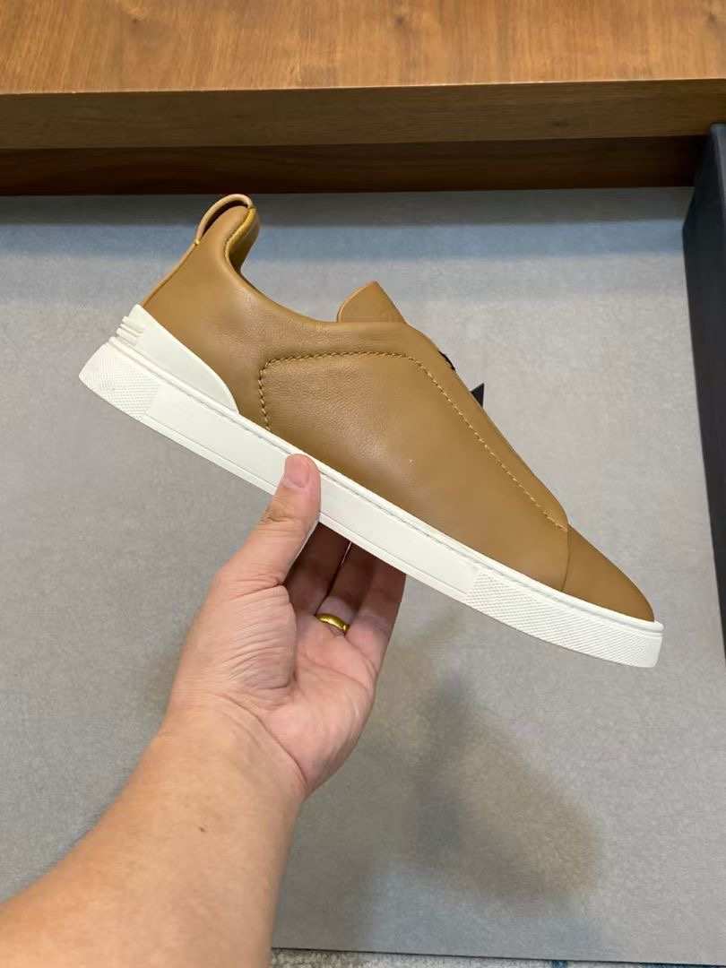 Ermenegildo Zegna Male Leather Shoes Cow Leather Lightweight M-l-s