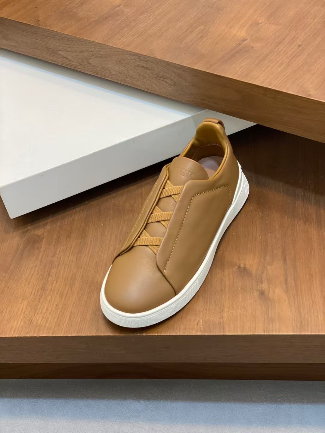 Ermenegildo Zegna Male Leather Shoes Cow Leather Lightweight M-l-s