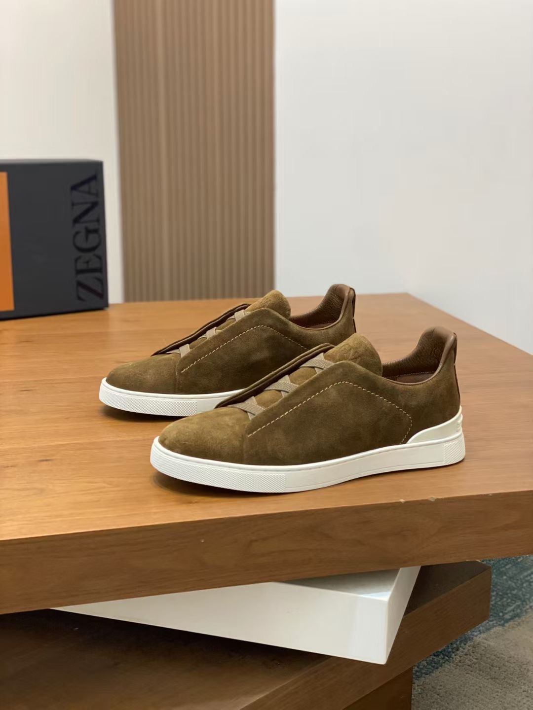 Ermenegildo Zegna Male Leather Shoes Cow Leather Lightweight M-l-s