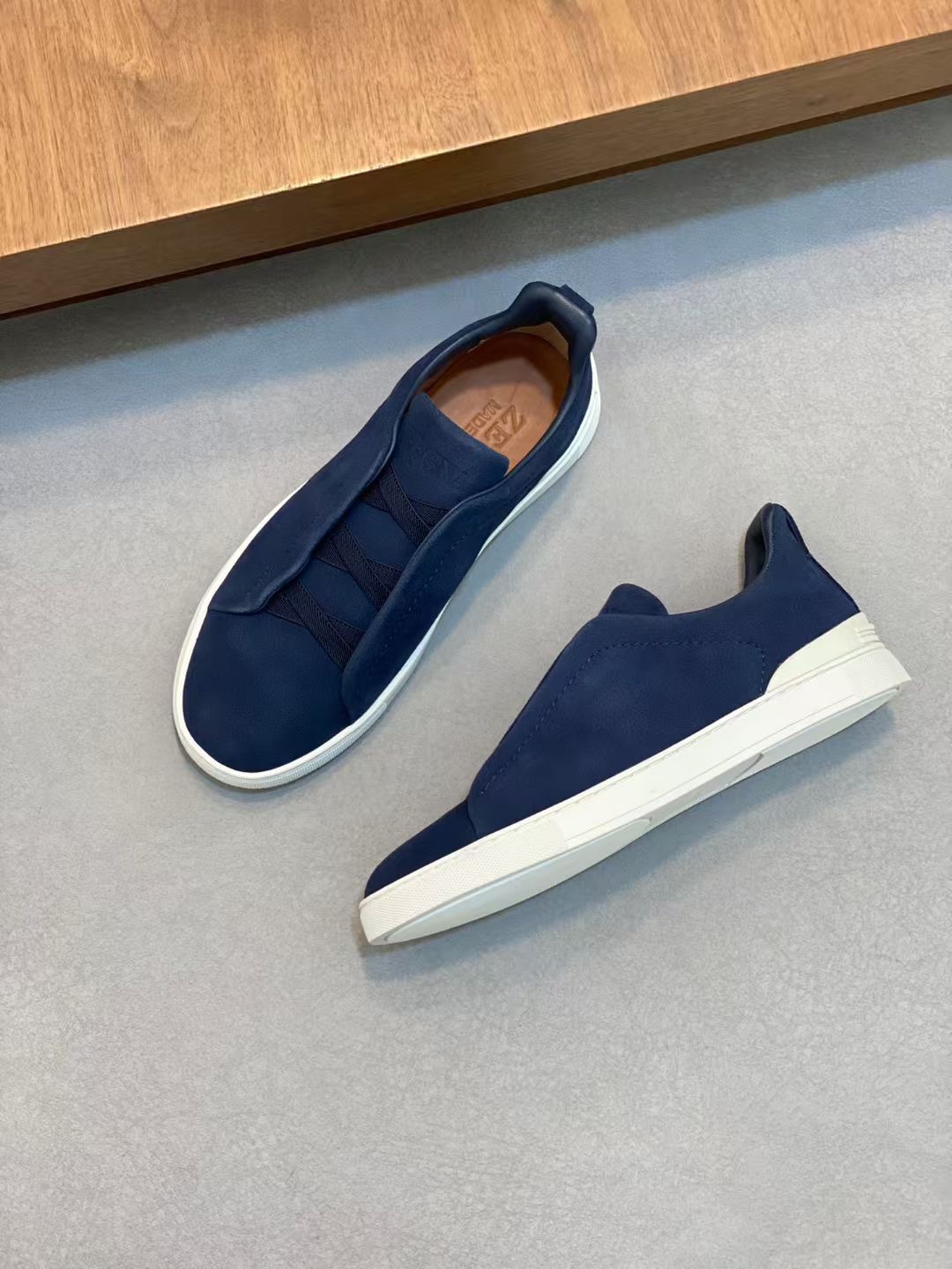 Ermenegildo Zegna Male Leather Shoes Cow Leather Lightweight M-l-s