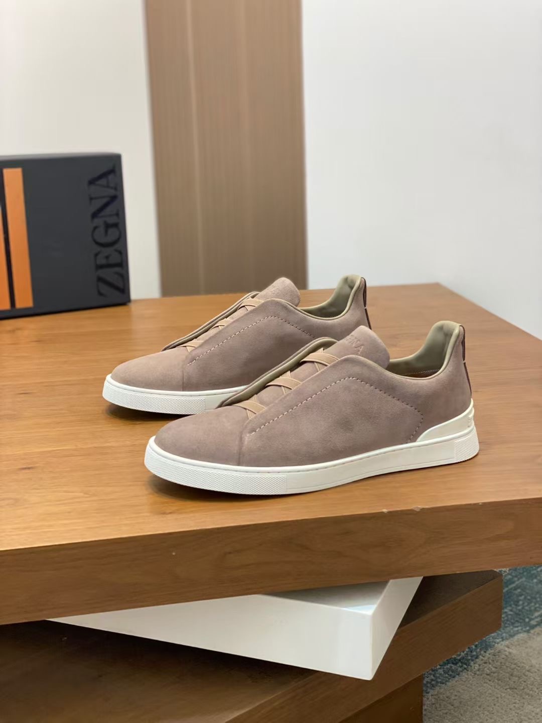 Ermenegildo Zegna Male Leather Shoes Cow Leather Lightweight M-l-s