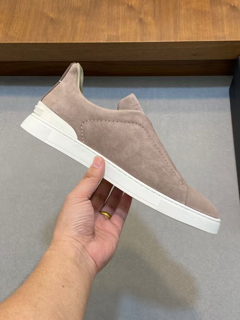 Ermenegildo Zegna Male Leather Shoes Cow Leather Lightweight M-l-s