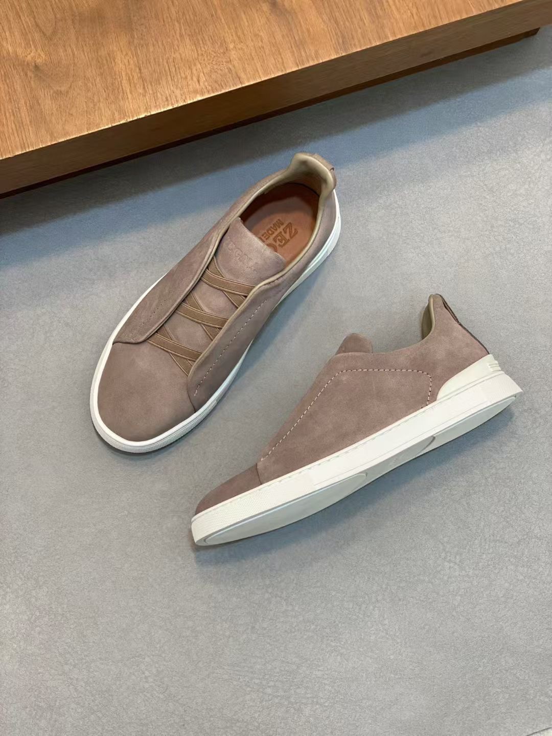 Ermenegildo Zegna Male Leather Shoes Cow Leather Lightweight M-l-s