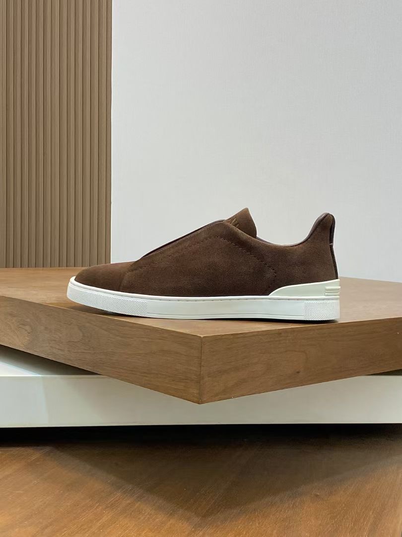 Ermenegildo Zegna Male Leather Shoes Cow Leather Lightweight M-l-s