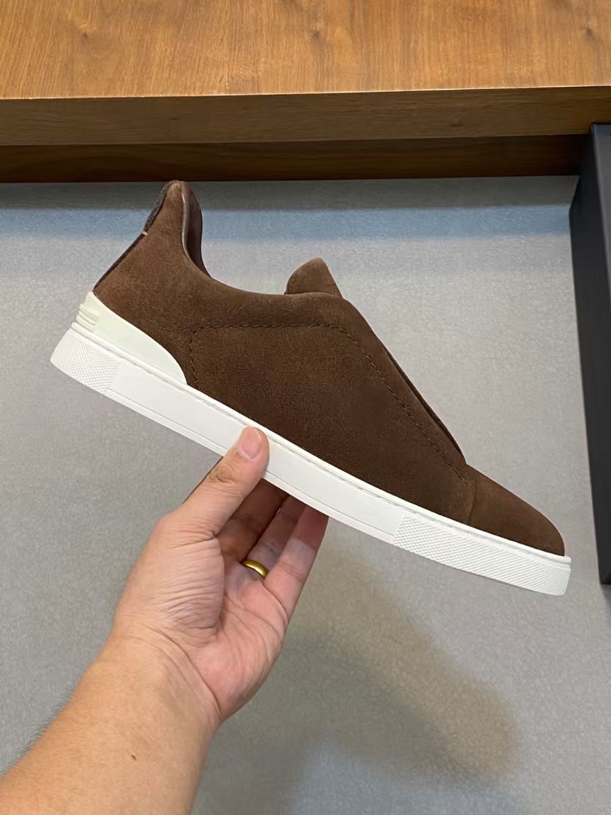 Ermenegildo Zegna Male Leather Shoes Cow Leather Lightweight M-l-s