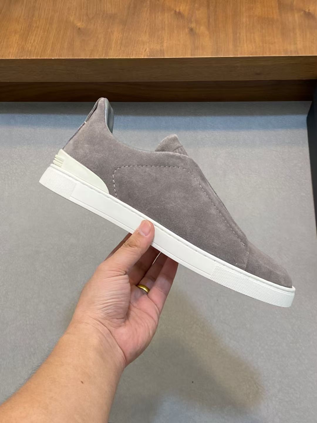 Ermenegildo Zegna Male Leather Shoes Cow Leather Lightweight M-l-s