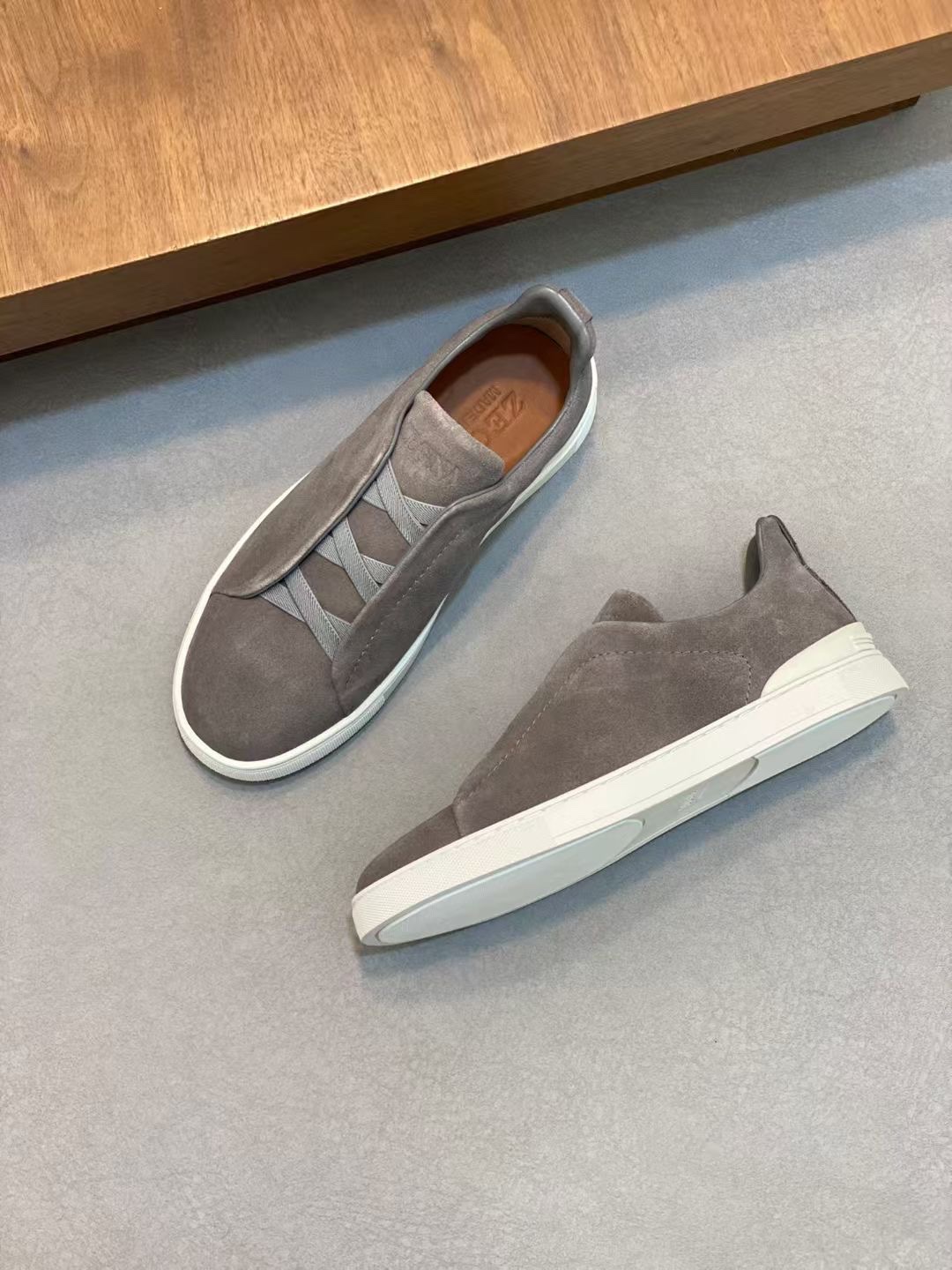 Ermenegildo Zegna Male Leather Shoes Cow Leather Lightweight M-l-s