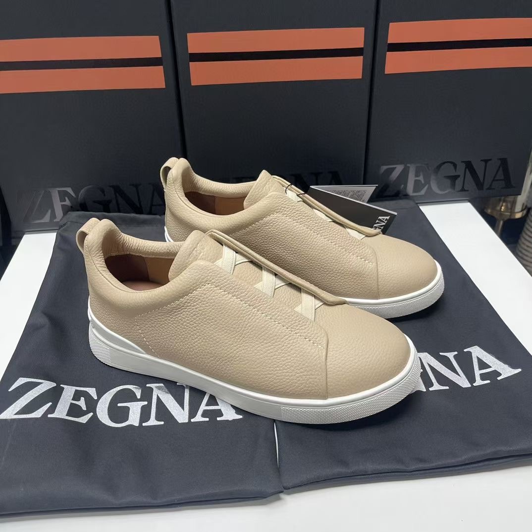 Ermenegildo Zegna Male Leather Shoes Cow Leather Lightweight M-l-s