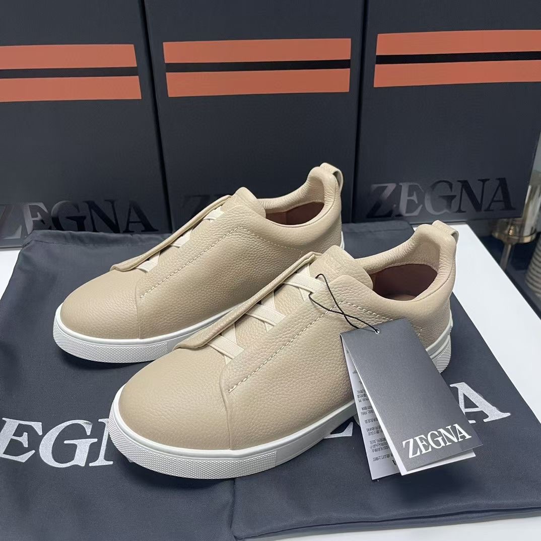 Ermenegildo Zegna Male Leather Shoes Cow Leather Lightweight M-l-s