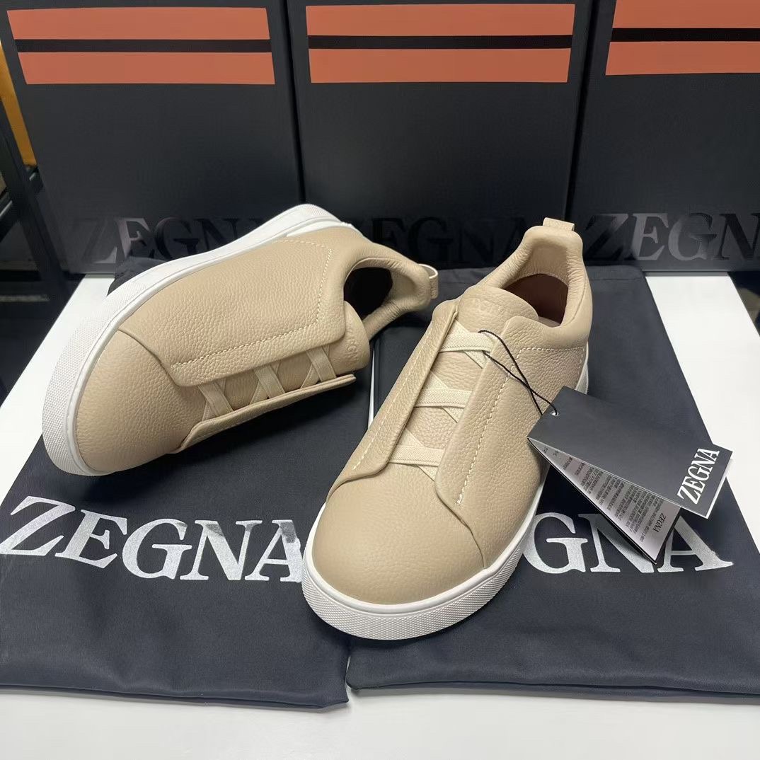 Ermenegildo Zegna Male Leather Shoes Cow Leather Lightweight M-l-s